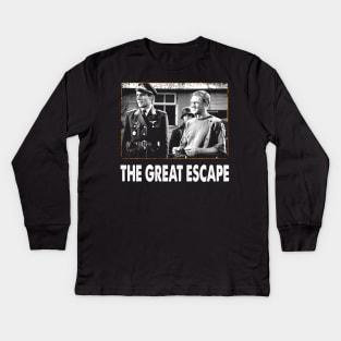 Vintage Verve Amp Up Your Fashion Game with The Escape Movie Tees Kids Long Sleeve T-Shirt